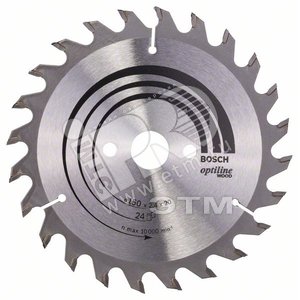 Диск циркулярный 150х20 24 OPTILINE (2.608.640.592) - BOSCH