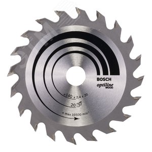 Диск циркулярный 165х30 24 OPTILINE (2.608.640.602) - BOSCH