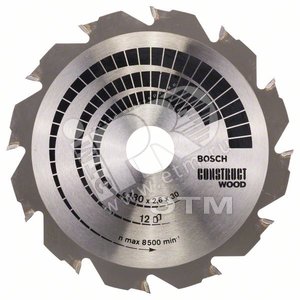 Циркулярный диск 180X30 12 CONSTRUCT - BOSCH