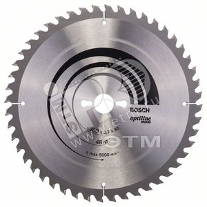 Диск циркулярный 300х30 48 OPTILINE (2.608.640.672) - BOSCH