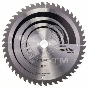 Диск циркулярный 315х30 48 OPTILINE (2.608.640.673) - BOSCH