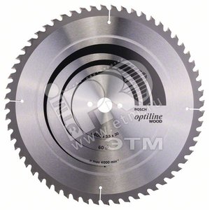 Циркулярный диск 400х30 60 OPTILINE - BOSCH