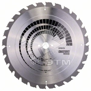 Циркулярный диск 400х30 28 CONST - BOSCH