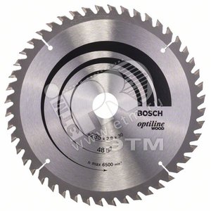 Пильный диск Optiline Wood 235х30 мм 48WZ | 2608640727 | BOSCH - BOSCH