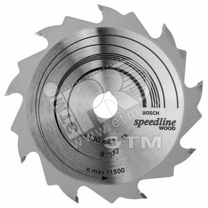 Пильный диск 130х16 мм 9 Speedline | 2608640774 | BOSCH