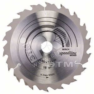 Пильный диск 160х20 мм 18 Speedline | 2608640787 | BOSCH - BOSCH