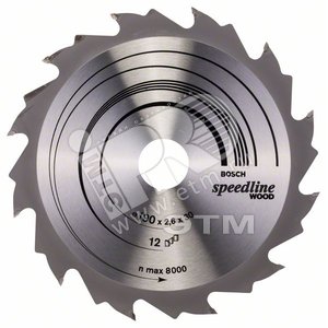 Пильный диск 190х30 мм 12 Speedline | 2608640800 | BOSCH