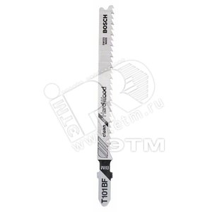Пилки для лобзика 3шт T 101 BF Clean for HardWood, BIM | 2608636226 | BOSCH