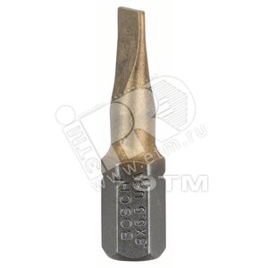 3 БИТ 25ММ S 0.8Х5.5 TIN - BOSCH