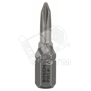 Биты 3шт Extra Hard 25 мм Ph1 | 2607001508 | BOSCH