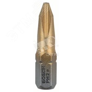 Биты 3шт Max Grip 25 мм Ph2 | 2607001546 | BOSCH