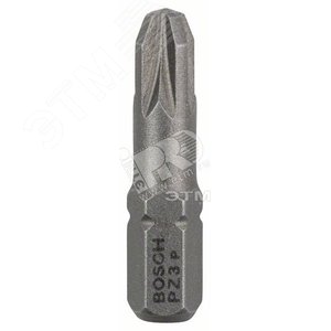 Биты 3шт Extra Hard 25 мм Pz3 | 2607001562 | BOSCH