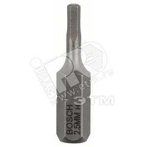 Бита HEX 2.5х25 XH (3шт) (2.607.001.720)