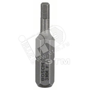 Биты 3шт Extra Hard 25 мм Hex3 | 2607001722 | BOSCH