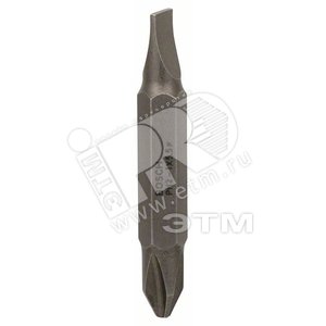 Бита 1шт Extra Hard двусторонняя 45 мм S1.0x5.5 / Ph2 | 2607001738 | BOSCH