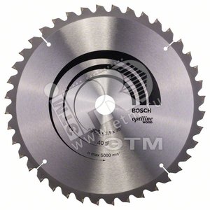 Пильный диск Optiline Wood 305х30 мм 40WZ GCM 12 | 2608640440 | BOSCH - BOSCH