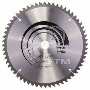 Пильный диск Optiline Wood 305х30 мм 60WZ GCM 12 | 2608640441 | BOSCH