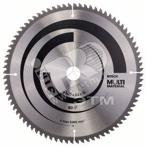 Пильный диск Multi Material 305х30 мм 80 TR для GCM 12 | 2608640452 | BOSCH
