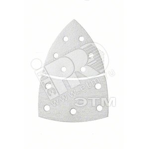 Шлифлист для мультишлифмашин Wood Paint, 102x62, 93 мм, размер зерна 80, 10шт | 2608607403 | BOSCH