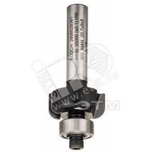 Фреза галтельная Std S8/R4/D20,7/L9 | 2608628361 | BOSCH - BOSCH