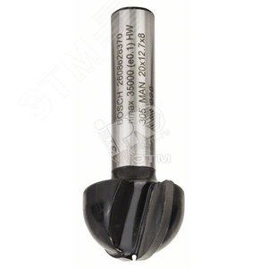 Фреза галтельная Std S8/R10/D20/L12,4 | 2608628370 | BOSCH - BOSCH