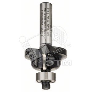 Фреза профиль B Std S8/R4/B8/L12,4 | 2608628394 | BOSCH - BOSCH