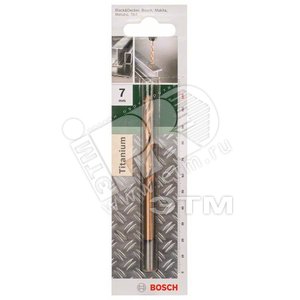 Сверло по металлу HSS-TIN 7x69x109мм (2.609.255.103) - BOSCH
