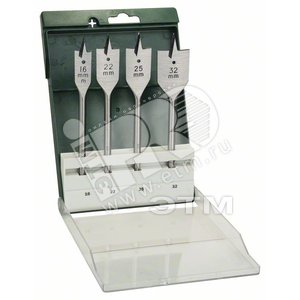 Набор перовых сверл 4 шт 16/22/25/32 мм | 2609255275 | BOSCH