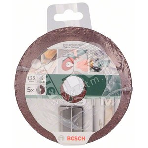 5 ФИБР. ШЛИФЛИСТ 125 ММ К 36 - BOSCH