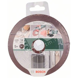 5 ФИБР. ШЛИФЛИСТ 125 ММ К 60 - BOSCH
