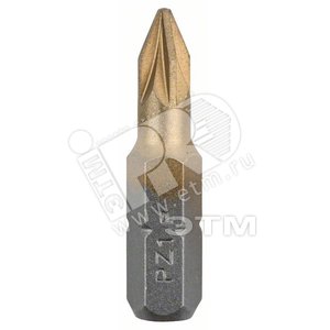 Бита Titanium Pz 1 25мм, 2шт | 2609255925 | BOSCH