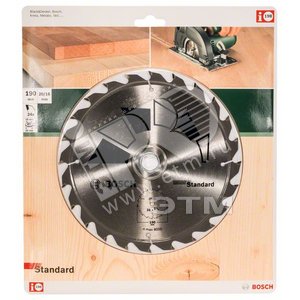 ЦИРК.ДИСК 190X20/16 24 STAND - BOSCH