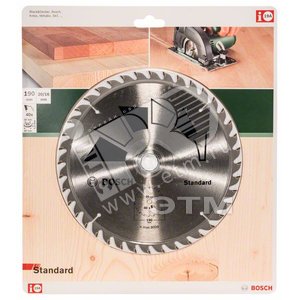 Пильный диск Standart 190x20/16 40 зубьев | 2609256819 | BOSCH - BOSCH