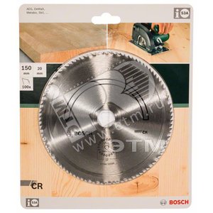 ЦИРК.ДИСК 150x20 100 ОСТР ЗУБ - BOSCH