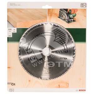 Диск циркулярный 190x30 100 острый зуб (2.609.256.832) - BOSCH