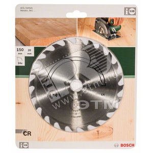 ЦИРК. ДИСК 150x20 24 ШВЕД ЗУБ - BOSCH