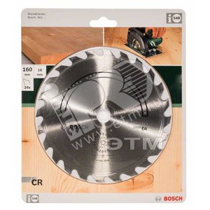 ЦИРК. ДИСК 160x16 24 ШВЕД ЗУБ - BOSCH