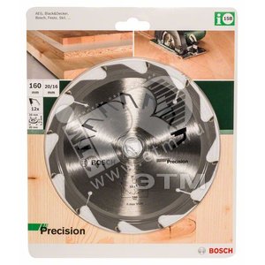 ЦИРК.ДИСК160x20/16 12 PRECISION - BOSCH