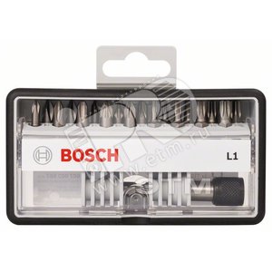 Набор бит Extra Hard 18 шт Robust Line Ph/Pz/T 25 мм + держатель | 2607002567 | BOSCH - BOSCH