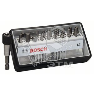 Набор бит Extra Hard 18 шт Robust Line Ph/Pz/T/S/Hex 25 мм + держатель | 2607002568 | BOSCH