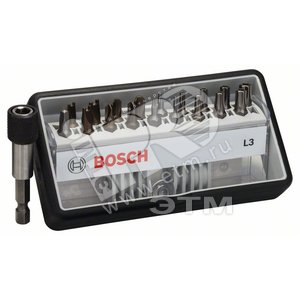 Набор бит Extra Hard 18 шт Robust Line TH/TW/SP/R 25 мм + держатель | 2607002569 | BOSCH - BOSCH