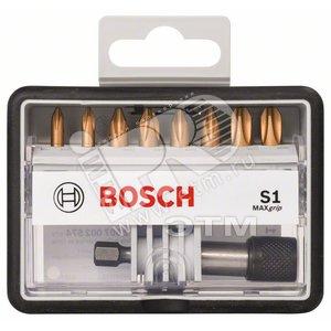 Бита TIN + держатель PH 25мм Robust Line (8шт) (2.607.002.574) - BOSCH