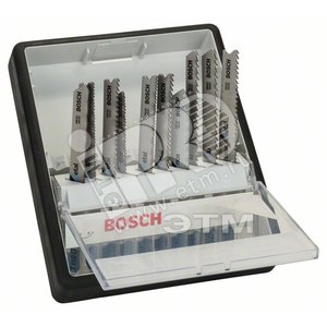 Пилки для лобзика 10шт Robust Line Metal Expert, с T-образным хвостовиком | 2607010541 | BOSCH