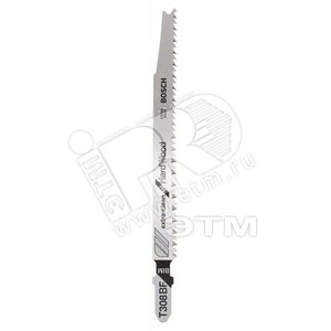 Пилки для лобзика 25шт Т 308 BF Extra-clean for HardWood, BIM | 2608636570 | BOSCH
