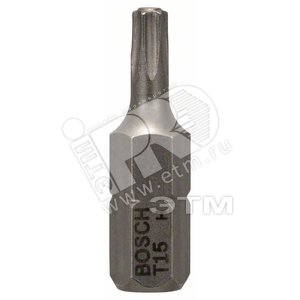 100 БИТ T15 25ММ ECO - BOSCH