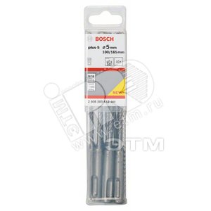 Буры 10шт SDS plus-5, 5x100x165 | 2608585613 | BOSCH - BOSCH