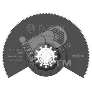 Сегментированное пильное полотно Starlock BIM ACZ 100 BB Wood and Metal | 2608661633 | BOSCH - BOSCH