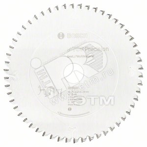 Диск циркулярный 210x30x54T Top Precision Best for Multi Material (2.608.642.096) - BOSCH