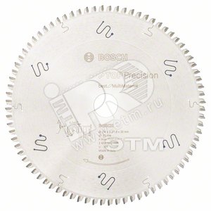 Диск циркулярный 254x30x80T Top Precision Best for Multi Material (2.608.642.098) - BOSCH