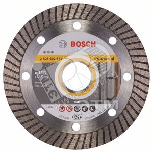 Алмазный диск Best for Universal Turbo 115-22,23 - BOSCH